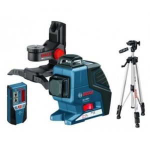 Laser 3 líniový BOSCH GLL3-80 + prijímač + statív k: 014981