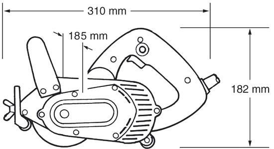 018 - Brúska kefová 860 W MAKITA 9741 k: 003585 – Obrázok 2